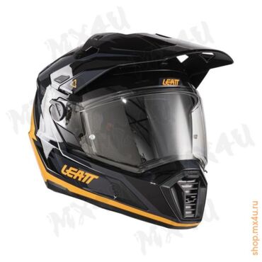 Кроссовый шлем ADV 7.5 Black Orange V26 - миниатюра 3