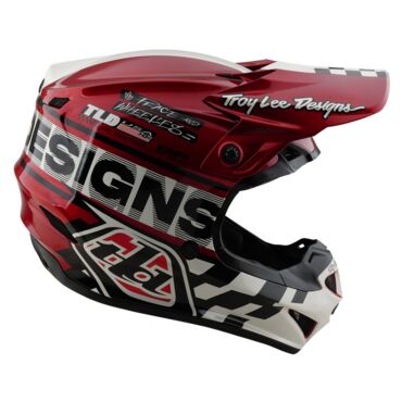 Мотошлем Troy Lee Designs GP Pro Fifty-50 White/Red 2025 - миниатюра 4