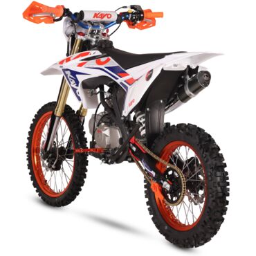 Питбайк KAYO BIG MINI LUX K125EM 19 16 TT 26 (механ. сцепл., эл. стартер) - миниатюра 3