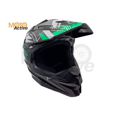 Шлем AiM JK803S Green Black - миниатюра 2