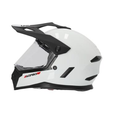 Acerbis Шлем детский Rider Junior White - миниатюра 3