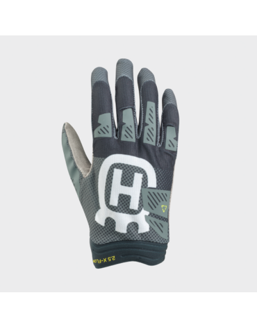 Мотоперчатки Husqvarna 2.5 X FLOW RAILED GLOVES, blue grey (L, Взрослая  Кросс эндуро)