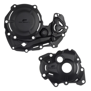 Polisport Комплект защита крышки сцепления + зажигания + помпы (черный)  KTM EXCF250 350 '2024-> HQV FE250 350 '2024-> // 91376 - миниатюра 1
