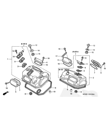 HONDA прокладка O ring крышки головки цилиндра XL650 ( 12396MBG000 )