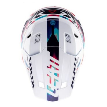 Leatt Шлем кроссовый 8.5 Royal Blue Red V26 + очки Velocity 5.5 - миниатюра 3
