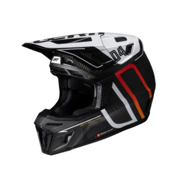 Leatt Мотошлем Moto 9.5 Carbon White V25 - миниатюра 3