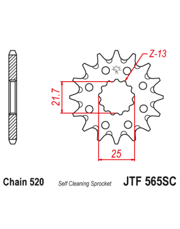 Звезда ведущая JTF565.13SC