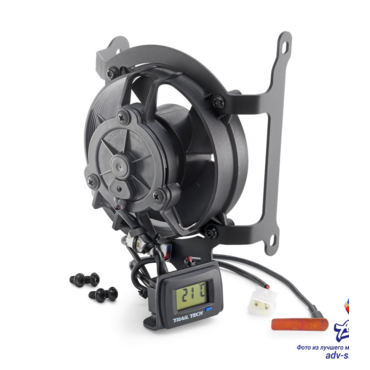 KTM Radiator fan KTM Radiator fan Вентилятор с программируемой температурой срабатывания EXC EXCF 150 500 24-> ( A49035941044 ) - миниатюра 1