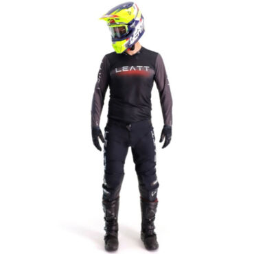 Leatt джерси 5.5 UltraWeld Black 2022 - миниатюра 2