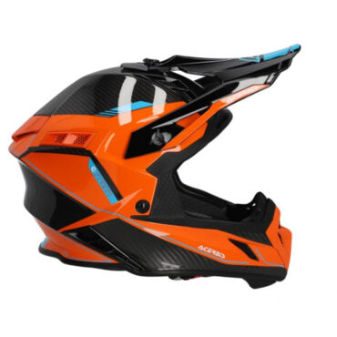 Acerbis Шлем STEEL CARBON 22 06 Orange Black - миниатюра 3
