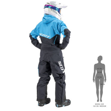 SCOTT Комбинезон женский Back X Dryo black breeze blue - миниатюра 3