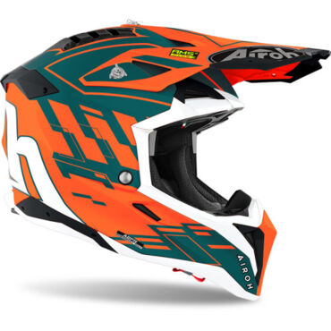 Шлем AIROH AVIATOR 3 Rampage Orange Matt (Матовый) - миниатюра 4