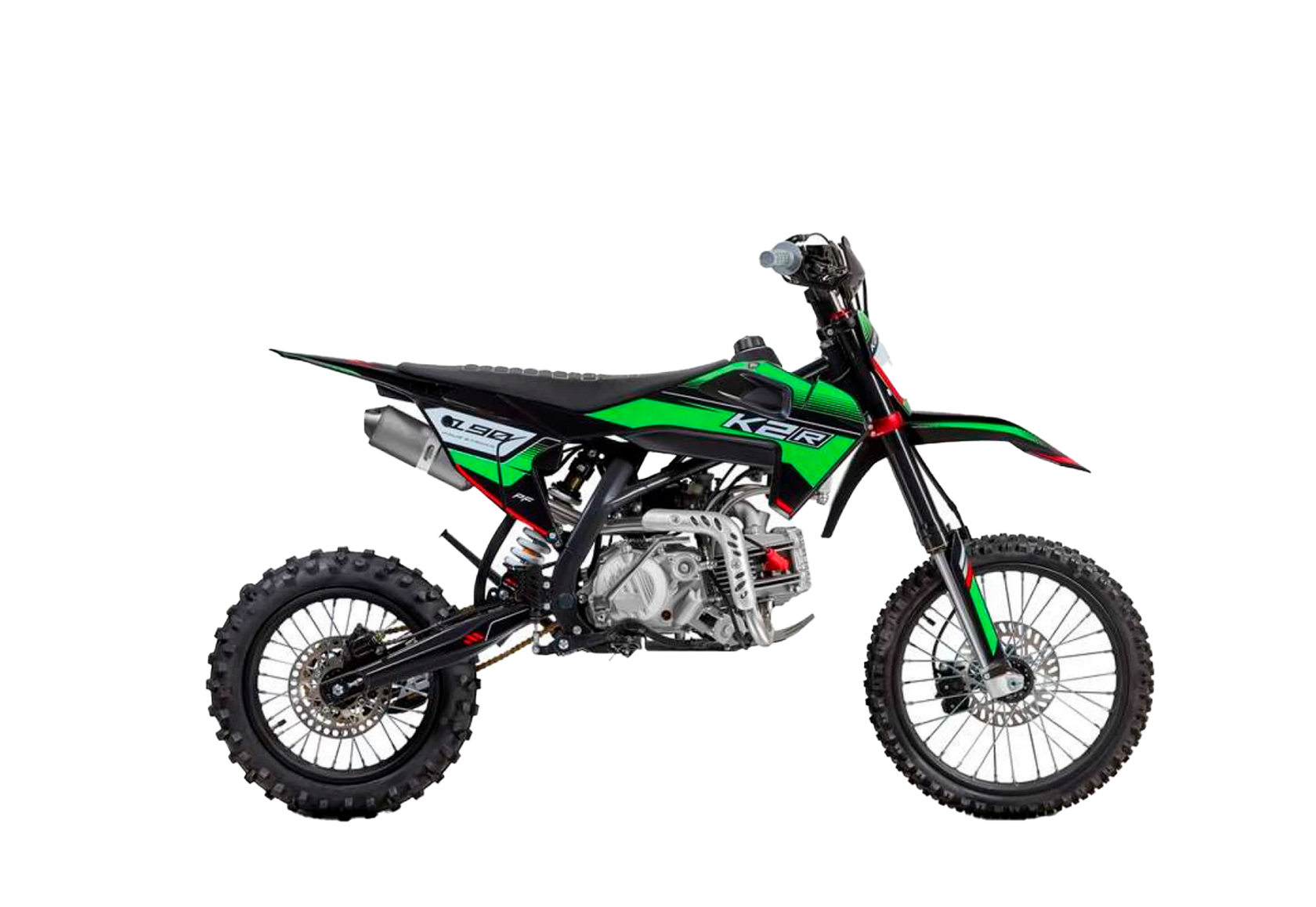 Питбайк K2R PF 190 Lime Black - фото 1
