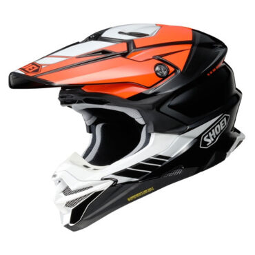 SHOEI Мотошлем VFX WR 06 JAMMER ОРАНЖЕВО ЧЕРНО БЕЛЫЙ - миниатюра 1
