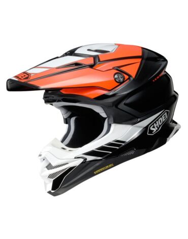 SHOEI Мотошлем VFX WR 06 JAMMER ОРАНЖЕВО ЧЕРНО БЕЛЫЙ