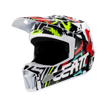 Leatt Шлем детский кроссовый 3.5 Zebra - миниатюра 4