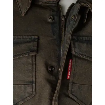 Моторубашка EF56 FIGHTER EVO CORDURA DENIM Хаки - миниатюра 3
