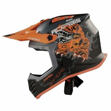 Acerbis Шлем детский Profile Junior Nero Arancio - миниатюра 4