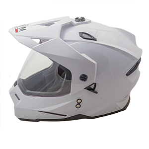 Шлем детский мотард AiM JK802Y White - миниатюра 1
