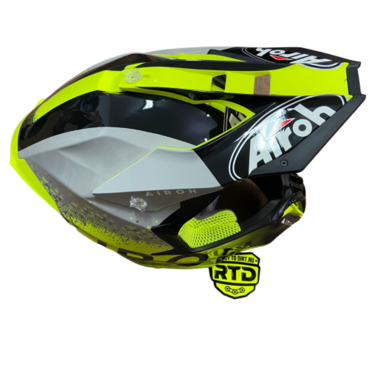 Шлем AIROH Twist 2.0 Bit Yellow Gloss (Глянцевый) - миниатюра 5
