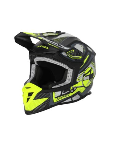Acerbis Шлем Linear 22 06 Black Fluo Yellow