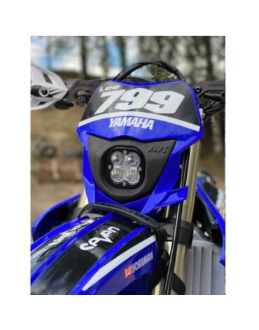 Светодиодная фара Yamaha WR250F (2015 2025), WR450F (2012 2025), Чёрная 