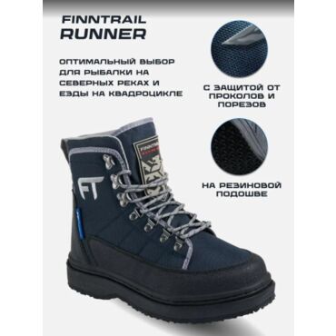 Finntrail Ботинки Runner 5221 Graphite - миниатюра 9