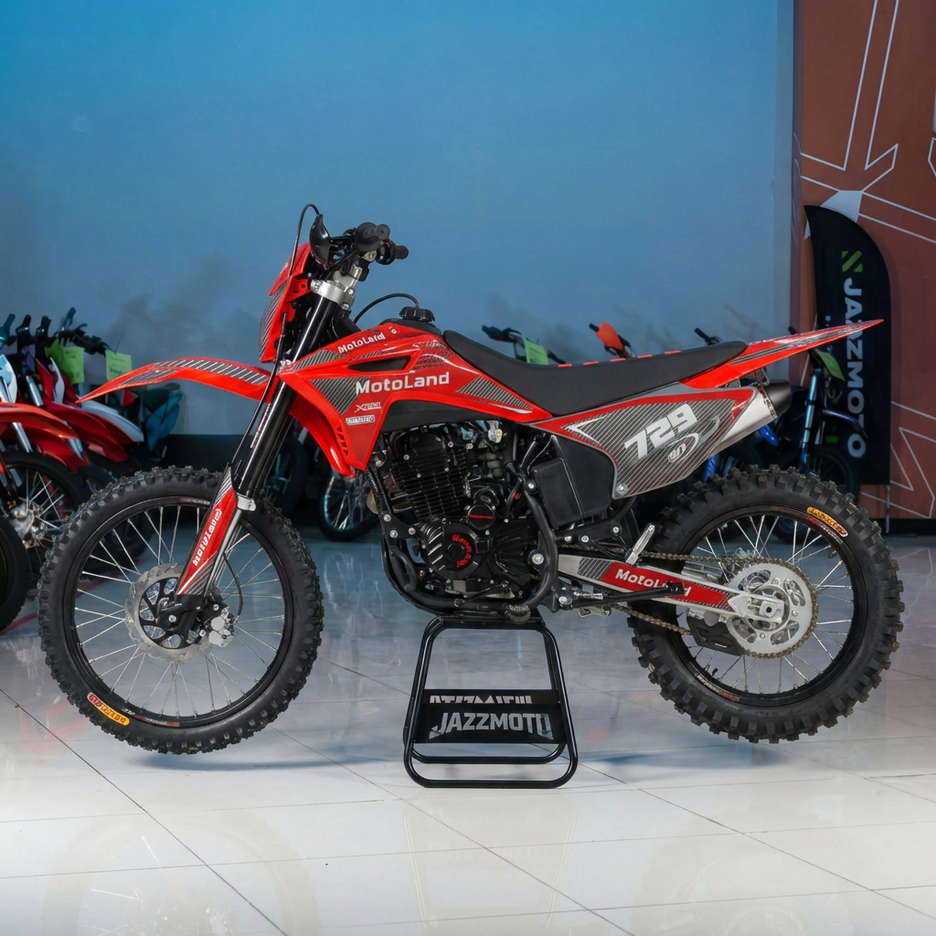 Мотоцикл кроссовый Motoland Sport 300 R красный (175FMM) - фото 1