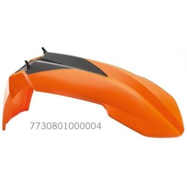KTM FRONT FENDER 07 ORANGE крыло перед оранжевое  EXC 08 13 / SX 07 12  ( 7730801000004 ) - миниатюра 1