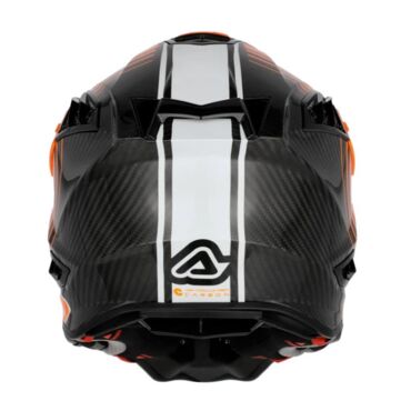 Acerbis Шлем Airstrike C 22 06 Orange White - миниатюра 3