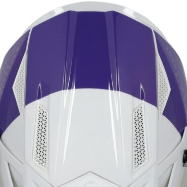 Acerbis Шлем T711 White Purple - миниатюра 2