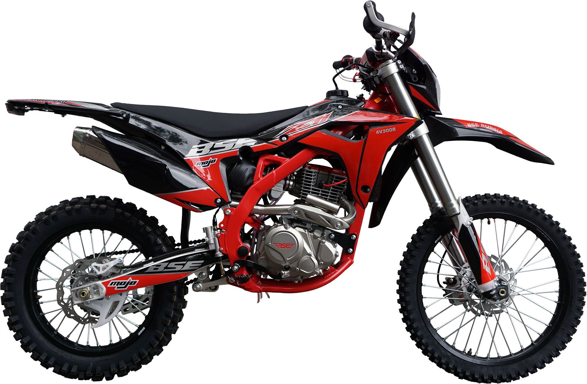 Эндуро / кроссовый мотоцикл BSE Z11 Red Black (020) - фото 3