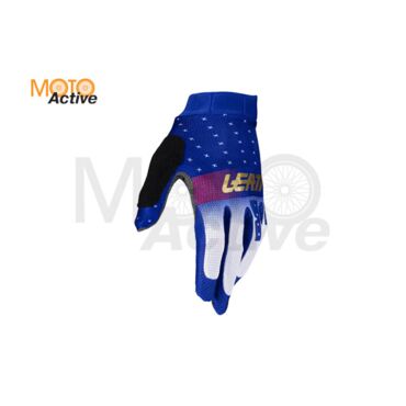 Перчатки кросс Leatt MTB 1.0 GripR UltraBlue - миниатюра 3