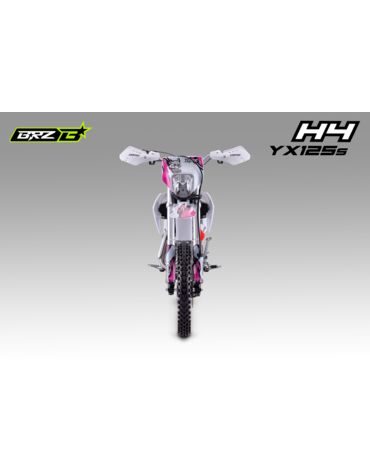 Питбайк BRZ H4 YX125s 17 14 (полуавтомат, электростартер)