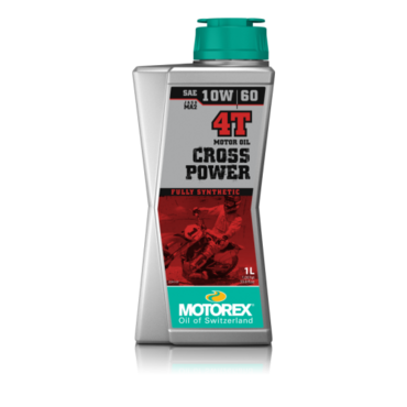 Масло для четырехтактных двигателей Motorex CROSS POWER 4T 10W 60  (1 л) - миниатюра 2