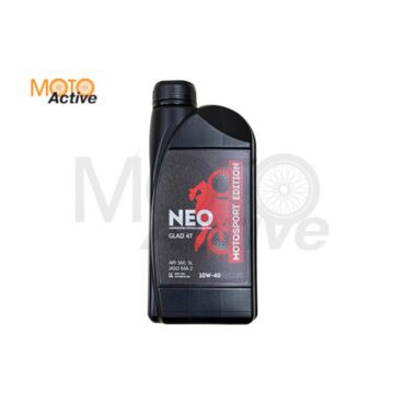 Моторное масло NEO GLAD 4T 10W 40 (JASO MA 2) 1 л. - миниатюра 1