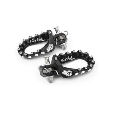 Подножки регулируемой высоты алюминиевые черные S3 Hard Rock KTM 07 16 / Husaberg 11 14 / Husqvarna 14 16 / Rieju MR300 21- / Beta -19 / Sherco / Gas Gas -20 / Yamaha - миниатюра 1