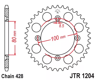 Звезда ведомая JTR1204