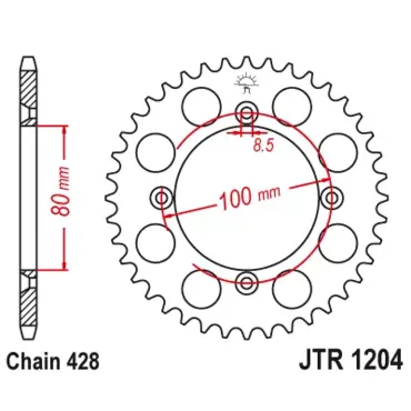 Звезда ведомая JTR1204 - миниатюра 1