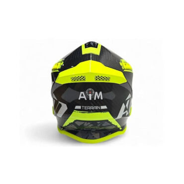 AiM Шлем RH855 Carbon Terrain Black Yellow - миниатюра 1