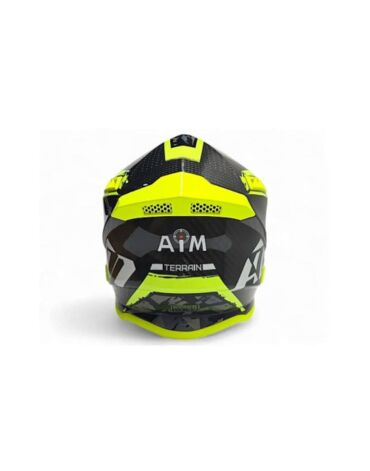 AiM Шлем RH855 Carbon Terrain Black Yellow