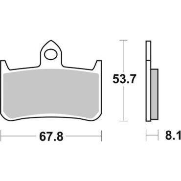 Колодки дискового тормоза AP Racing LMP222 STR (FDB533 / FA187) - миниатюра 1