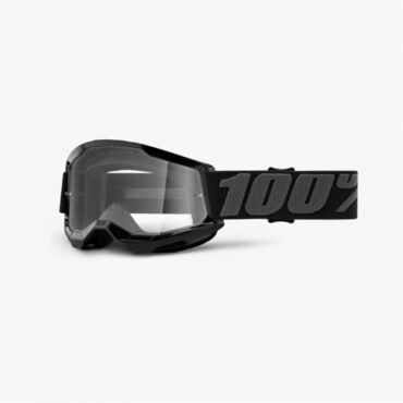 Очки подростковые 100% Strata 2 Junior Black / Clear - миниатюра 1