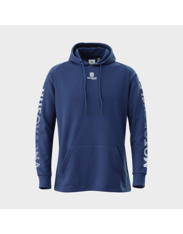 Толстовка Husqvarna Remote Hoodie, blue (M, Взрослая  Повседневная)