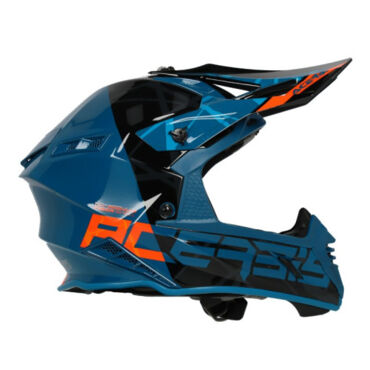 Acerbis Шлем X Track 22 06 Black Green Nero Verde - миниатюра 2