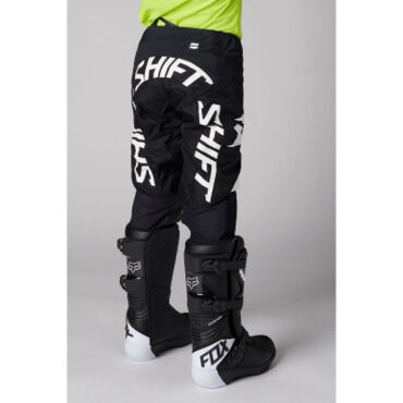 Мотоштаны подростковые Shift White Label Rokr Youth Pant, black (24, Детская Кросс эндуро) - миниатюра 1