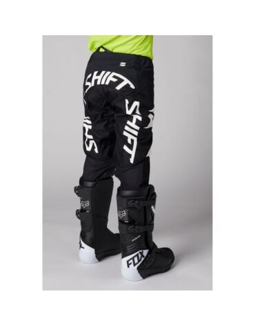 Мотоштаны подростковые Shift White Label Rokr Youth Pant, black (24, Детская Кросс эндуро)