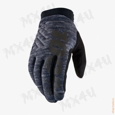 Мотоперчатки утепленные Brisker Heather Grey серые - миниатюра 1