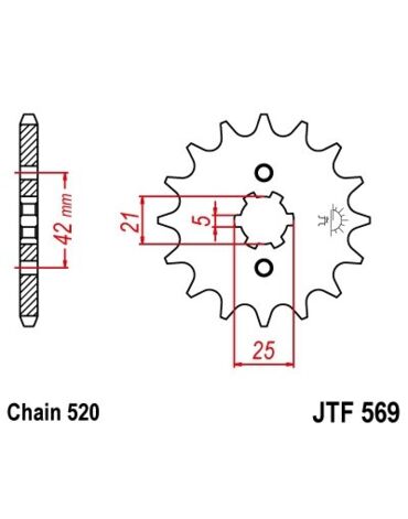Звезда ведущая JTF569.14