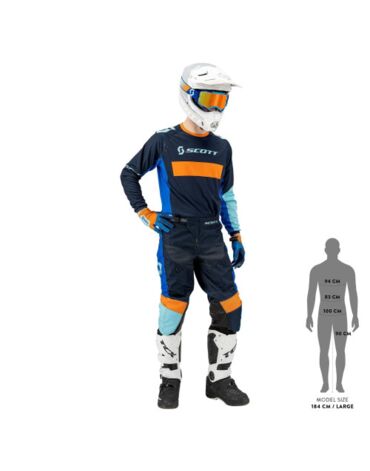SCOTT Джерси 350 Race Evo blue orange